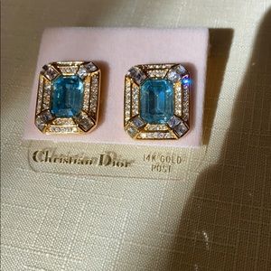 Dior “Aquamarine” Earrings